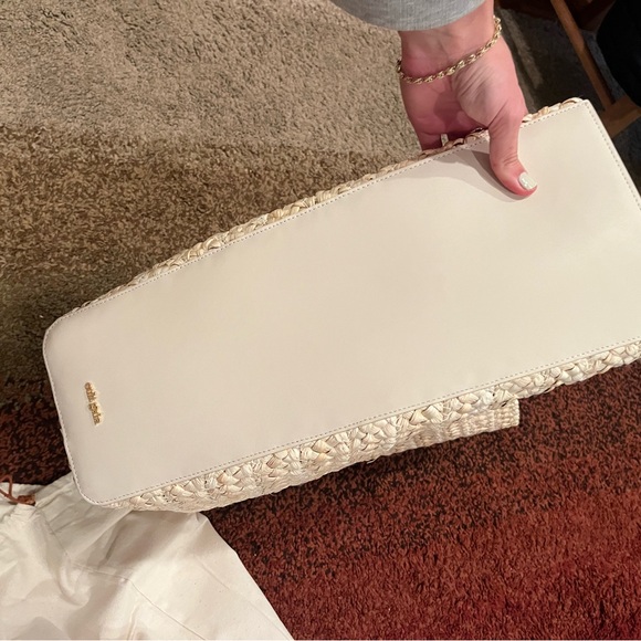 New In Box! Cult Gaia Jerrica Straw Tote Bag - Picture 8 of 12